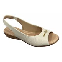 Sandalia Peep Toe Aberto Atras Calce Facil Conforto Modare 7127.253