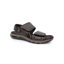 Sandália Pegada de Couro Masculina 131668 Cravo