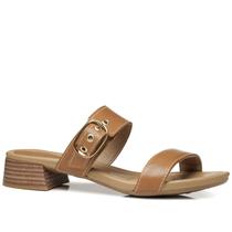 Sandália Pegada Feminino em Couro Camel 234606-03