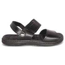 Sandália Pegada Masculina Couro Amortech Calce Fácil 131286