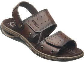 Sandália Pegada Masculino Amortech Em Couro 131668 Sandália Pegada Masculino Amortech Em Couro 131668