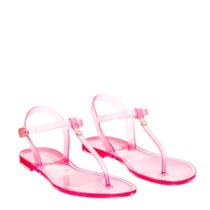 Sandália Petite Jolie Rosa Shock Translucido PJ6619 Sandália Petite Jolie Rosa Shock Translucido PJ6619