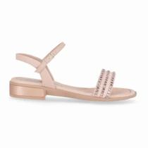 Sandália Piccadilly 590047 Tira Em Strass Napa Super Confortável Feminina (65419)