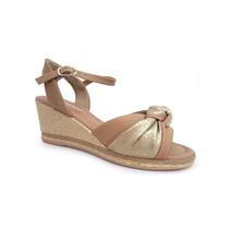 Sandalia Piccadilly Anabela Conforto 408203 Nude Claro