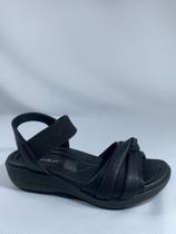 Sandália Piccadilly Casual Salto Baixo de Elastico Feminina 239024-2 (65386)