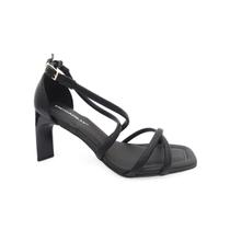 Sandalia Piccadilly Salto Alto 655007 Preto Sandalia Piccadilly Salto Alto 655007 Preto