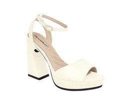Sandália Piccadilly Salto Alto 818007 Off White Sandália Piccadilly Salto Alto 818007 Off White