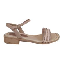 Sandália Piccadilly Salto Bloco 590047 Feminino Bege