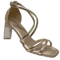 Sandália Piccadilly Social 655007-7 Feminino Dourado