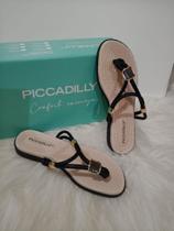 Sandalia piccadily napa stretch solft preta