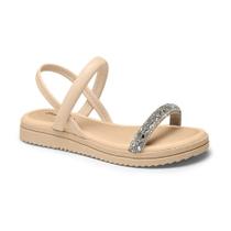 Sandália Pink Cats Flatform Cristal V3611 Tule