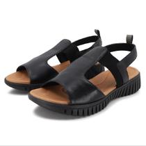 Sandalia Plataforma Couro Usaflex Ah0108 Sandalia Plataforma Couro Usaflex Ah0108