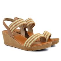 Sandalia Plataforma Elastico Usaflex