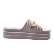 Sandália Plataforma Feminina Chain Evva