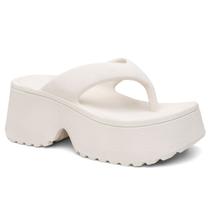 Sandália Plataforma Feminina Estilo Chunky Salto Alto Confortável Solado Tratorado Fashion