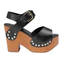 Sandália Plataforma Feminina Tratorada Studs Sandália Plataforma Feminina Tratorada Studs