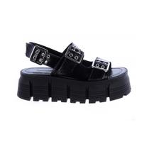 Sandália Plataforma Georgia Preto Sandália Plataforma Georgia Preto