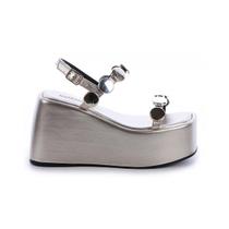 Sandália Plataforma Kaline Ouro Light