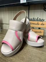 Sandália plataforma rosé pitaya Sandália plataforma rosé pitaya
