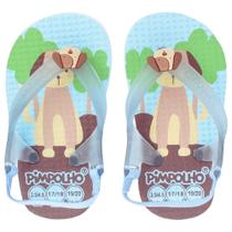 Sandália Praiana Baby Azul Cachorro Masculina Pimpolho