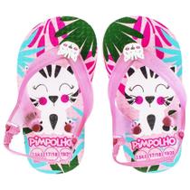 Sandália Praiana Baby Rosa Tigresa Feminino Pimpolho