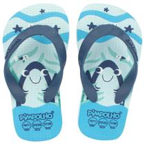 Sandália Praiana Kids Azul Tubarão Masculino Pimpolho
