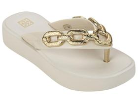 Sandália Preto Chain Zaxy