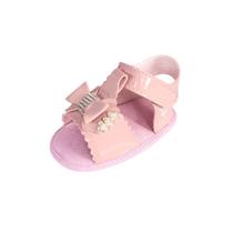 Sandália Princesa com Laço de Pérolas e Glitter - Conforto e Brilho Sandália Princesa com Laço de Pérolas e Glitter - Conforto e Brilho