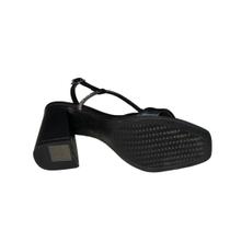 Sandalia Ramarim 24-41201 Napa Plus Preto - Salto Quadrado Sandalia Ramarim 24-41201 Napa Plus Preto - Salto Quadrado