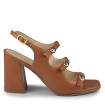 Sandália Ramarim Feminina Salto Bloco 2541205