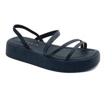 Sandália Ramarim Flatform Preta 2339221 Sandália Ramarim Flatform Preta 2339221