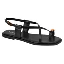 Sandália Rasteira Beira Rio Feminina Anel de Dedo Conforto Original - Sandália Rasteira Beira Rio Feminina Anel de Dedo Conforto Original -