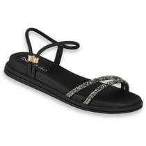 Sandalia Rasteira Beira Rio Original Papete Conforto Rasteirinha Chinelo Strass Slide Flat Elastico