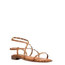 Sandalia Rasteira Caramelo Tachas Original Constance