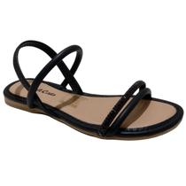 Sandália Rasteira Casual Infantil Menina Com Tiras Pink Cats V2962 Sandália Rasteira Casual Infantil Menina Com Tiras Pink Cats V2962