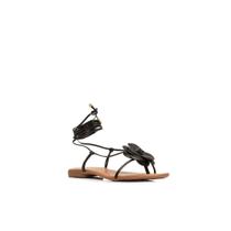 Sandália Rasteira Constance Feminina Flor Romantica