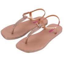 Sandália Rasteira de Brilho Ipanema Class Edge 27168