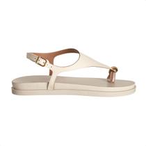 Sandália Rasteira Dm Veraneio Off White