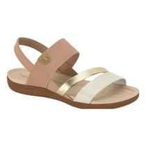 Sandália Rasteira Elástica Modare Conforto Nude OFF 7125.233