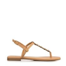 Sandália Rasteira Enfeite Corrente