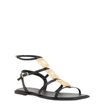 Sandalia Rasteira Enfeite Quadrado Original Constance