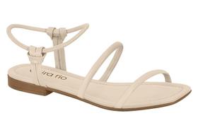 Sandália rasteira feminina beira rio 8497.200 multi tiras Sandália rasteira feminina beira rio 8497.200 multi tiras