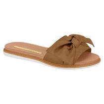 Sandalia rasteira feminina camel camurça moleca 5443.105 Sandalia rasteira feminina camel camurça moleca 5443.105