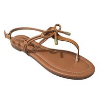 Sandalia Rasteira Feminina Casual Com Lacinho Vizzano 6235.1161