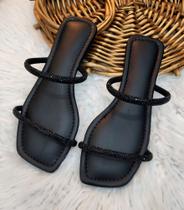 Sandalia rasteira feminina confort