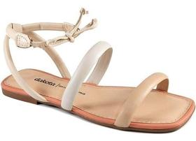 Sandalia Rasteira Feminina Dakota Z9441 Amarração