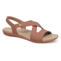 Sandália Rasteira Feminina Elástico Rosa Vintage Usaflex R1804-166 Sandália Rasteira Feminina Elástico Rosa Vintage Usaflex R1804-166