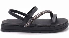 Sandália Rasteira Feminina Flatform Moleca 5490.104 Sandália Rasteira Feminina Flatform Moleca 5490.104