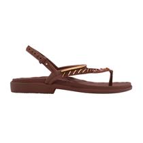 Sandália Rasteira Feminina Grendha 19251 Envolver Marrom Cacau Médio Sandália Rasteira Feminina Grendha 19251 Envolver Marrom Cacau Médio