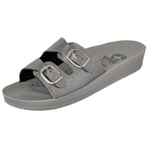 Sandália Rasteira Feminina Ortopédica Conforto Dia a Dia